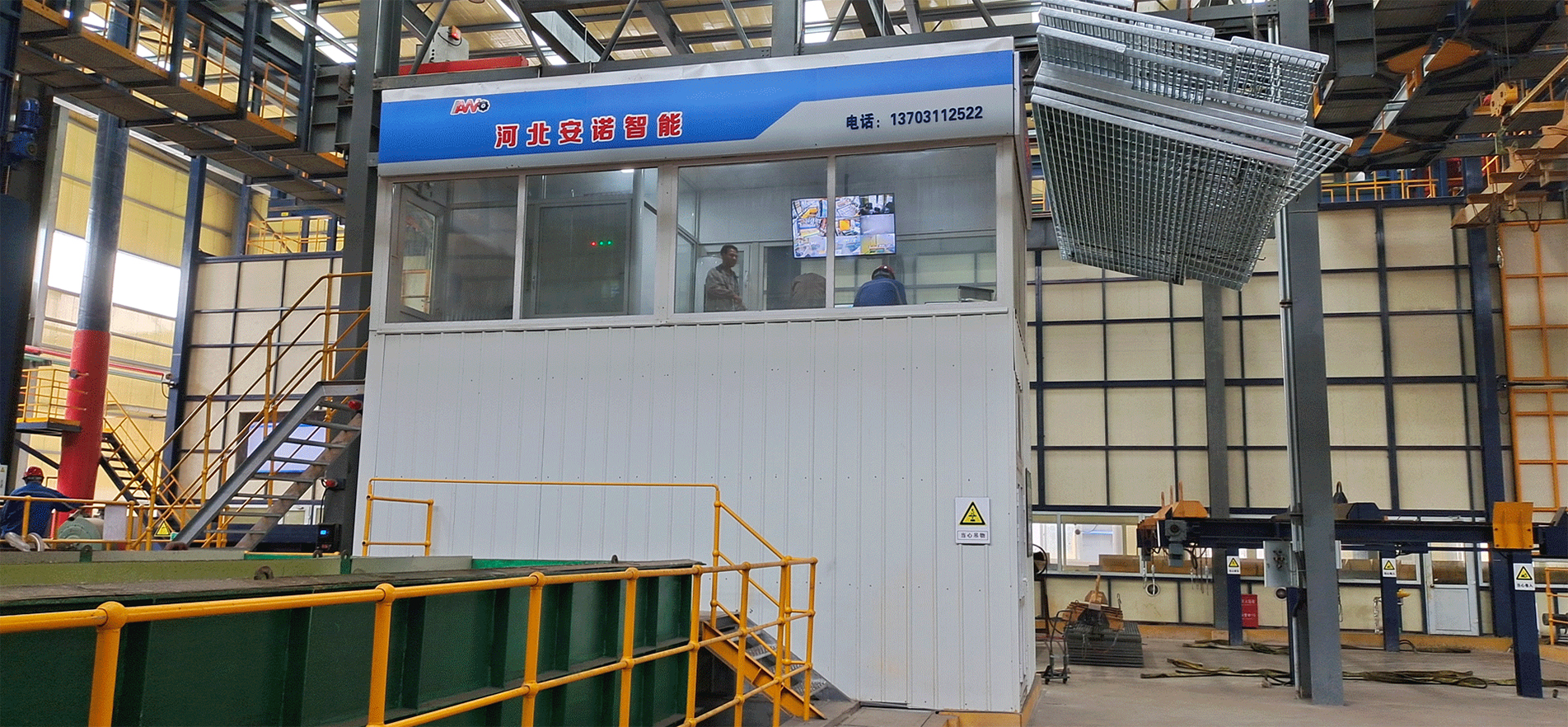 PLC程序控制系統，完成熱浸鍍鋅生產，自動控制和穩定運行